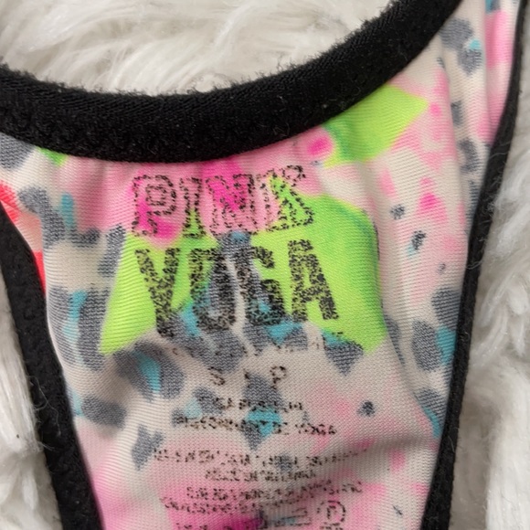 Victoria Secret Pink Floral Yoga Sports Bra - Size Small - Picture 5 of 5